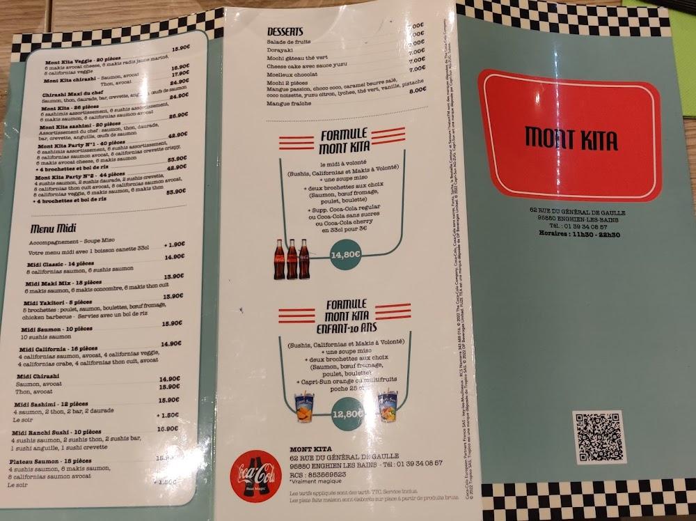 Mont Kita - Menu Image 1